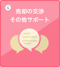 売却の交渉 その他サポート